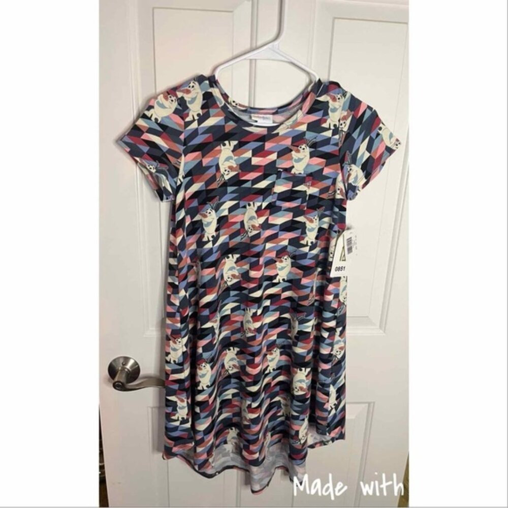 Disney LulaRoe Frozen Olaf Scarlett Style Dress